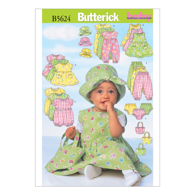Patron Butterick 5624 - Ensemble pour bébé