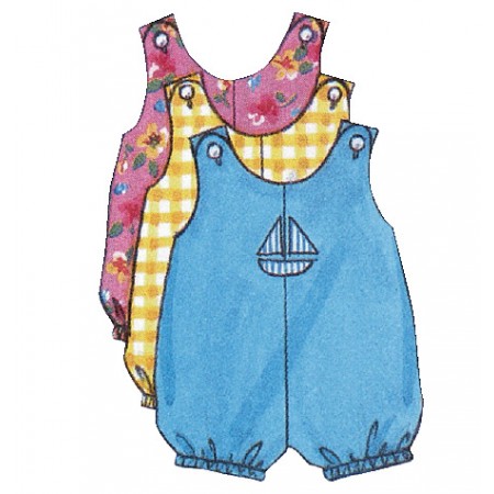 Butterick Patron Couture Vêtements Bébé - Ensemble Sport - Tailles XXS à L - 2 Pièces