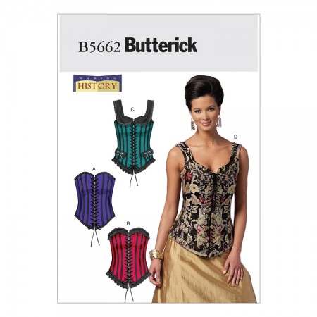 Patron Butterick 5662 - Corset