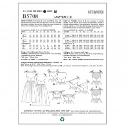 Patron Butterick 5708 - Robe corsage ajusté