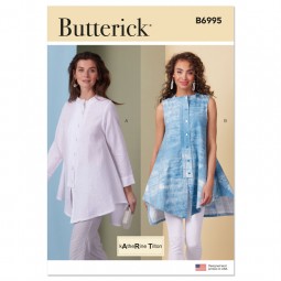 Patron Butterick 6995 - Chemise ou tunique asymétrique
