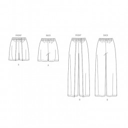 Patron Butterick 7000 - Short ou pantalon