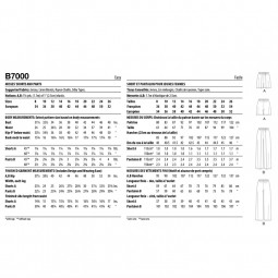 Patron Butterick 7000 - Short ou pantalon