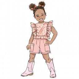 Patron Butterick 7004 - Robe ou corsage enfant