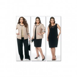Patron Butterick 5719 - Ensemble veste robe ou pantalon