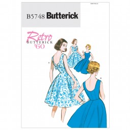 Patron Butterick 5748 - Robe rétro