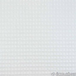 Tissu nid d'abeille blanc