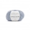 Alpaca silver de Katia : couleurs - 253 - Bleu pastel argent