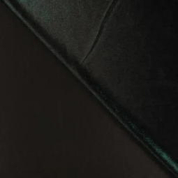 Tissu velours lisse - Foil emerald black